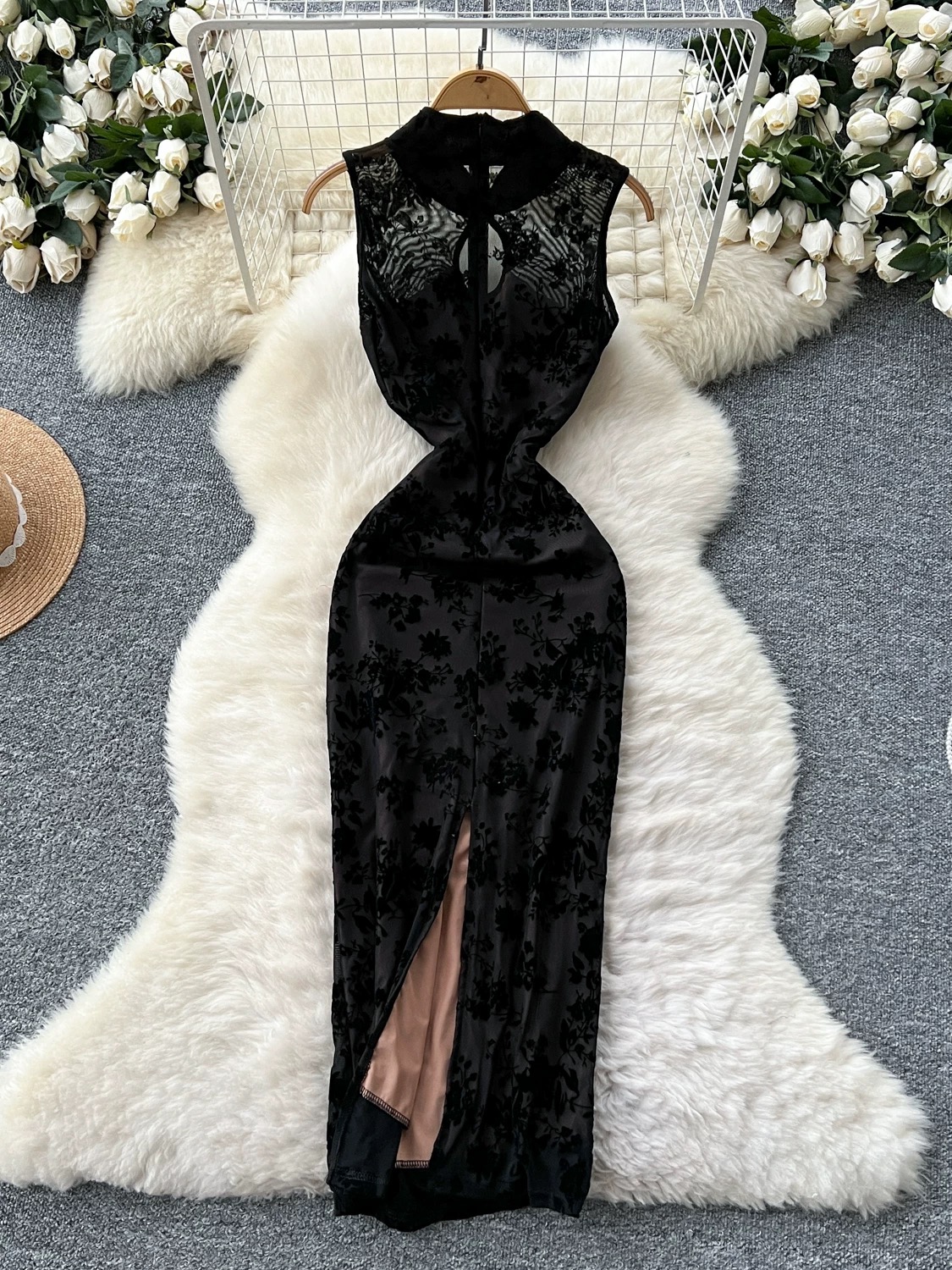 Taking flights qipao dress Q198 images